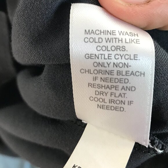 J. Jill wearever collection charcoal gray t-shirt dress with pockets size XL - Picture 4 of 5